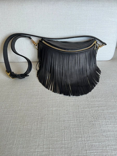 Fringe fanny pack