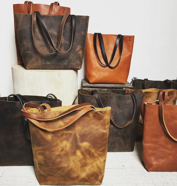 Shopper Tote in Dark espresso Brown leather