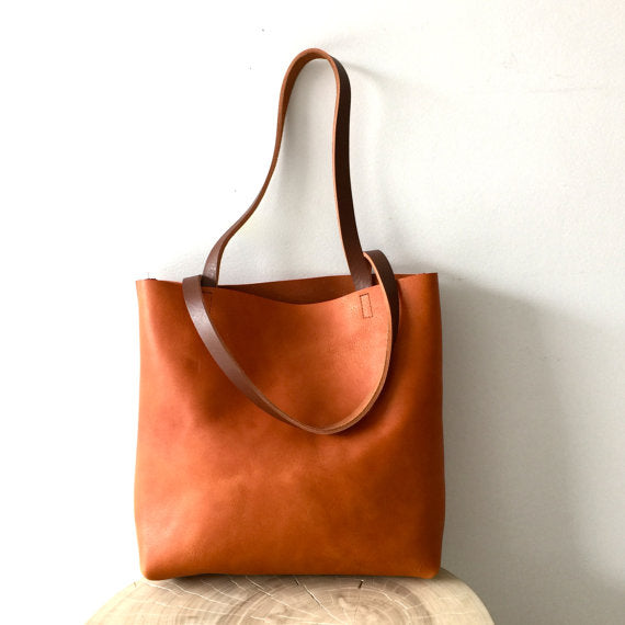 Shopper Tote in Camel