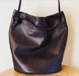 Two~Way Bucket Bag with front pocket