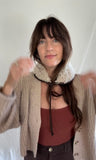 Shearling collar