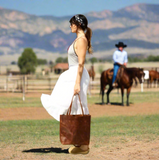 Shopper Tote in acorn Brown