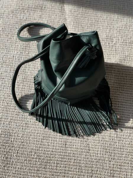 Small 2~way Bucket with Fringe