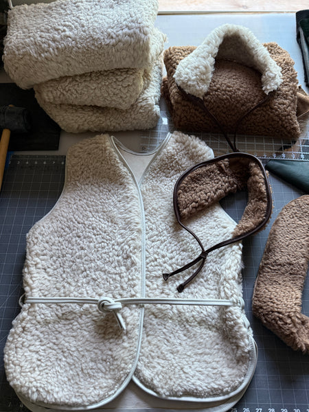 Shearling collar
