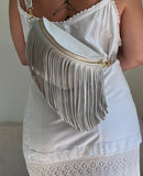 Fringe fanny pack