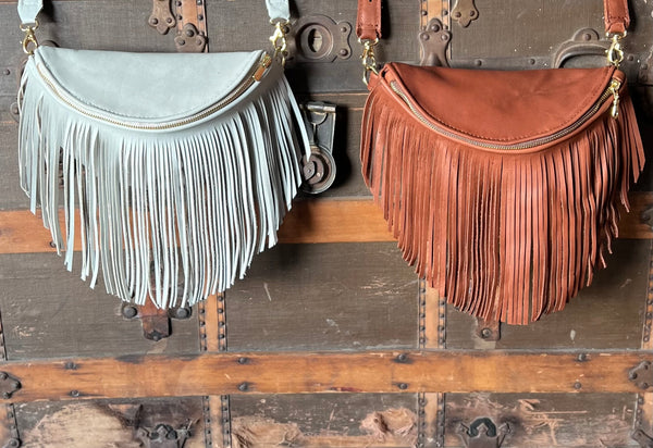 Fringe fanny pack