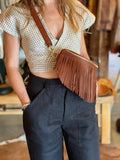 Fringe fanny pack