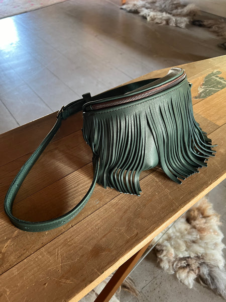 Fringe fanny pack