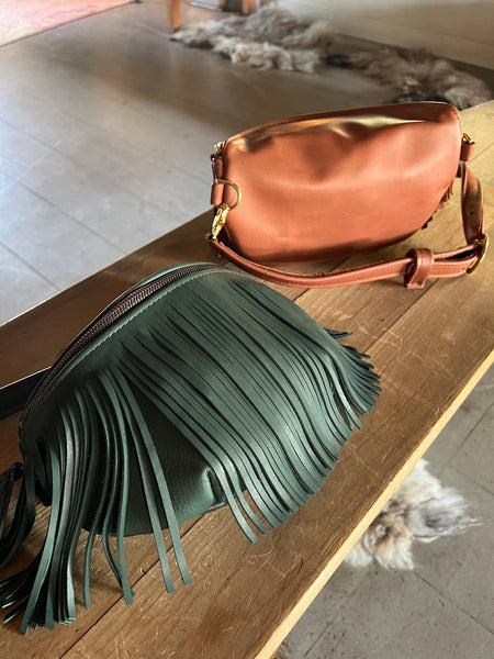 Fringe fanny pack