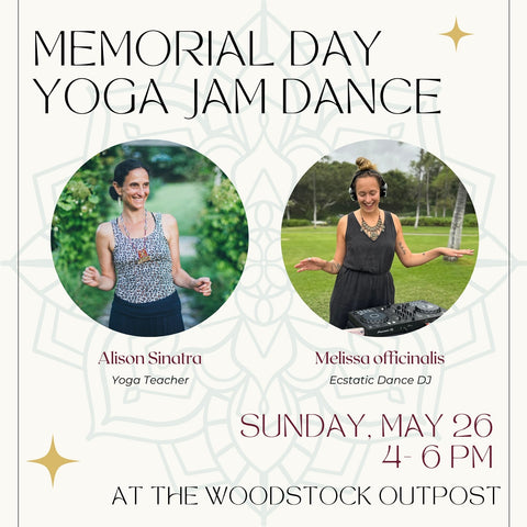 Sunday, May 26th 4-6pm ~ Memorial Day Yoga Jam Dance