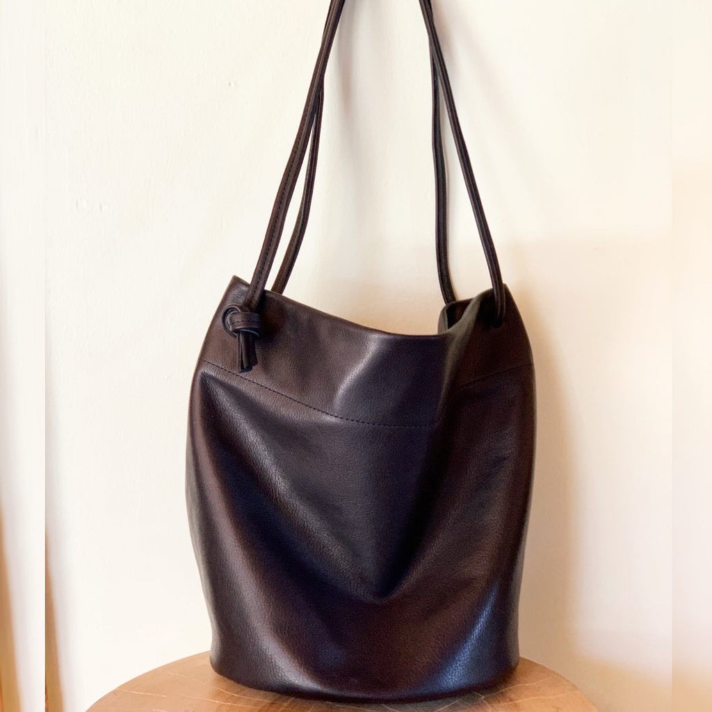 Sophia Duo Tone Basic Bucket Bag - ShopperBoard